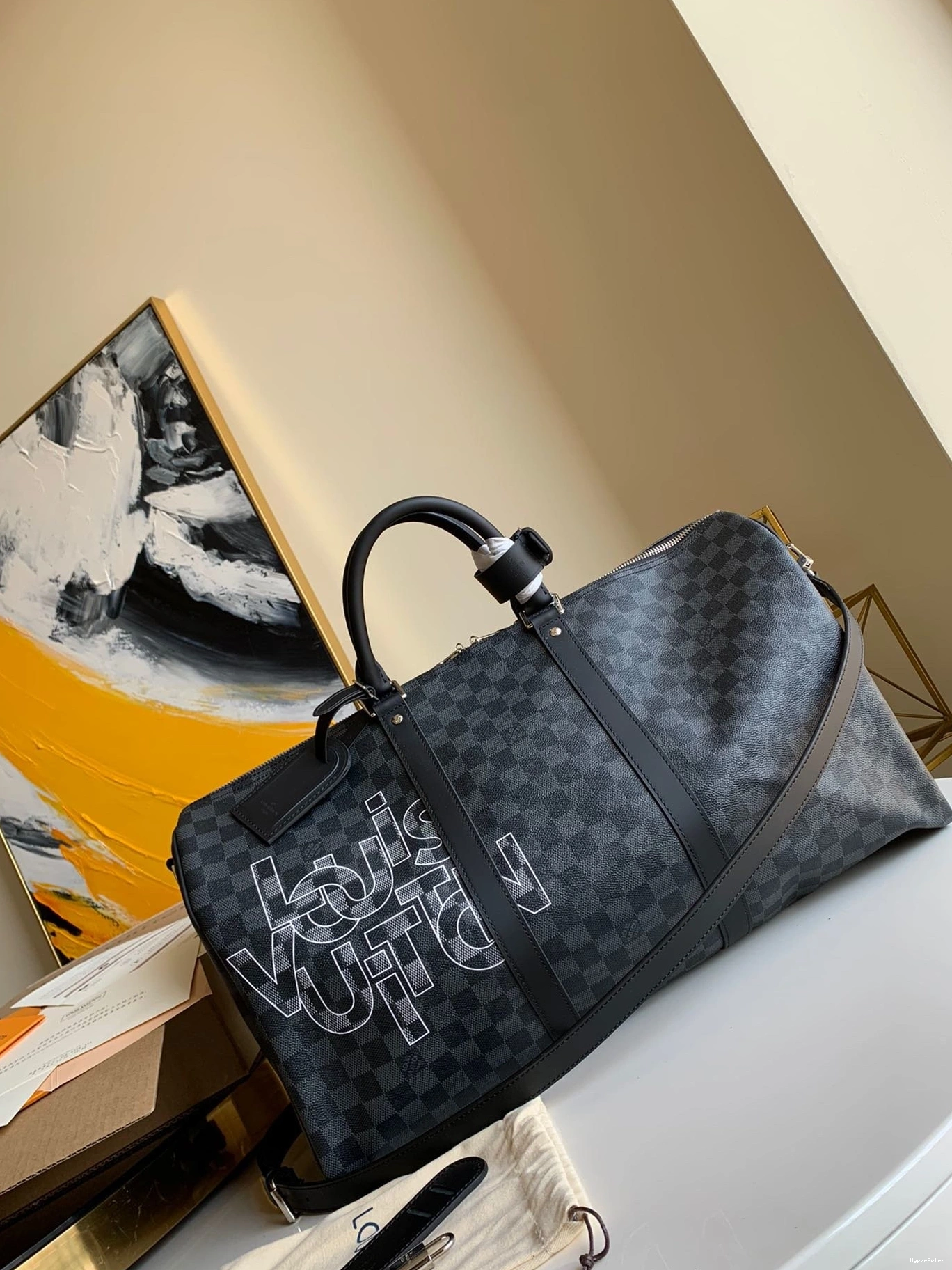 LOUIS 50 VUITTON KEEPALL 0802
